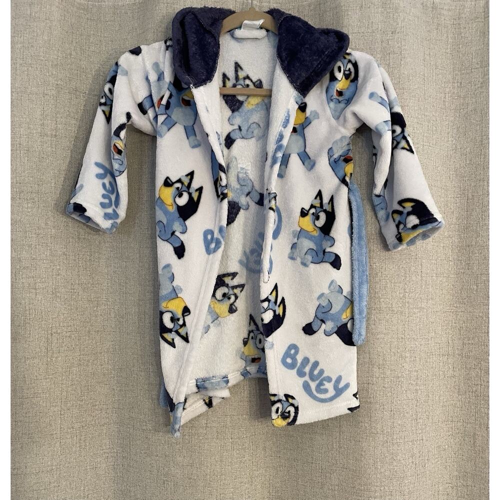 Bluey Unisex Bathrobe Size 4T/5T NWOT - Picture 2 of 4